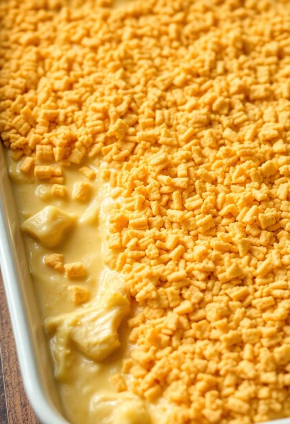 add buttery cracker topping