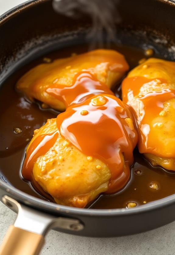 apricot glaze chicken coating