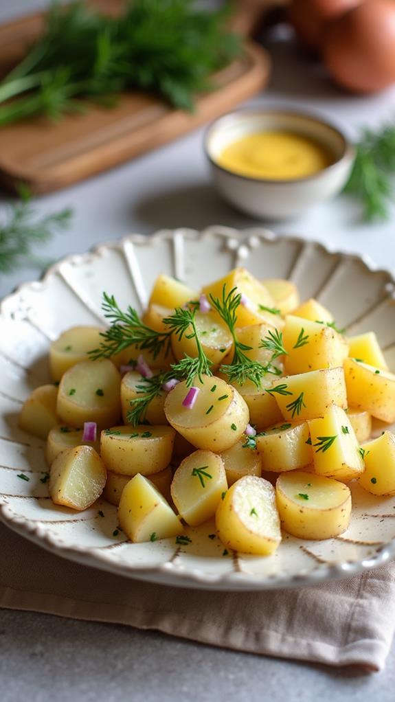 authentic german dill salad