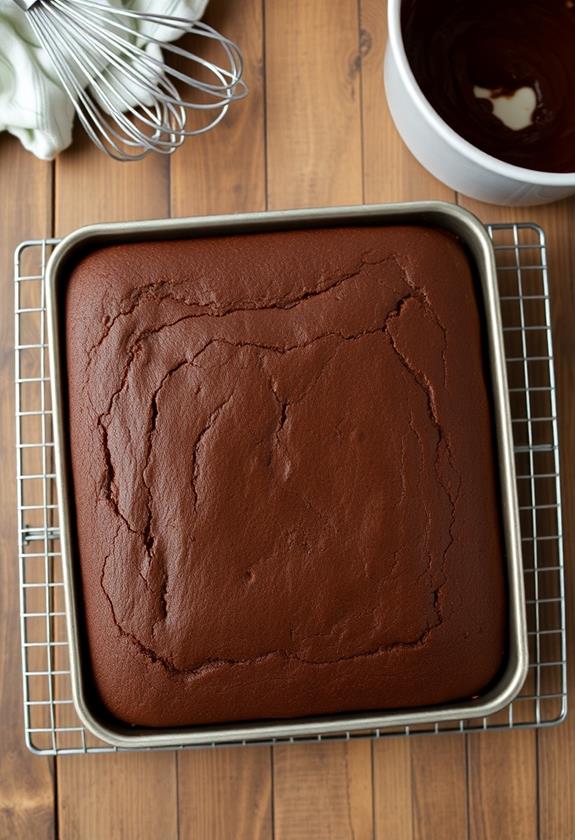 bake cake in pan