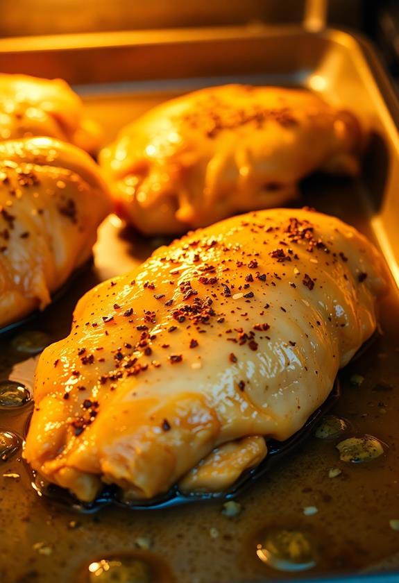 bake chicken 25 minutes