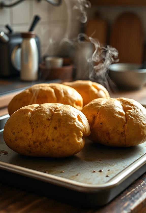 bake russet potatoes tenderly