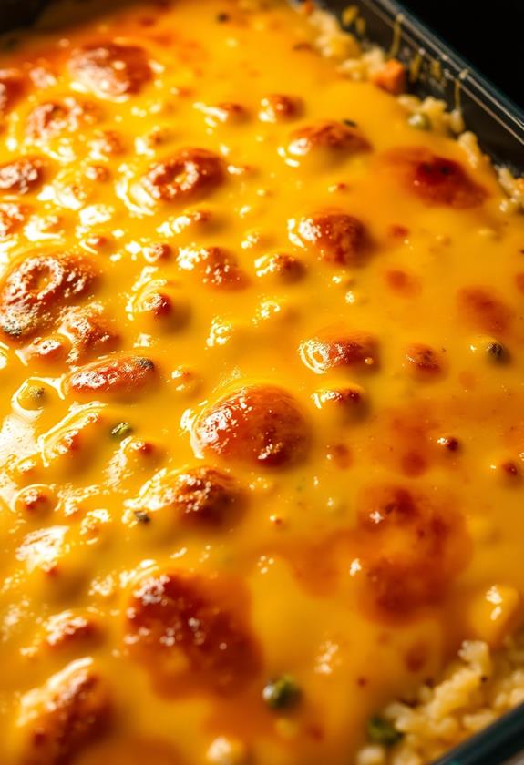 bake until cheese bubbles