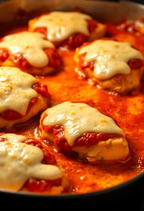 bake with marinara mozzarella