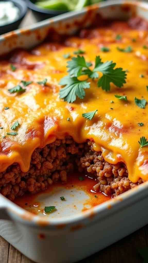 beef enchilada casserole recipe