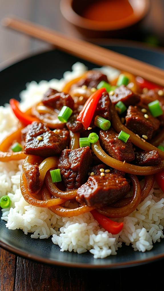 beef onion stir fry recipe