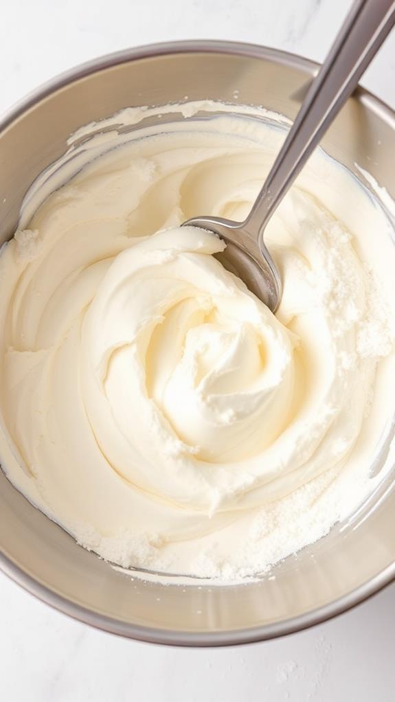 blend cream cheese mixture