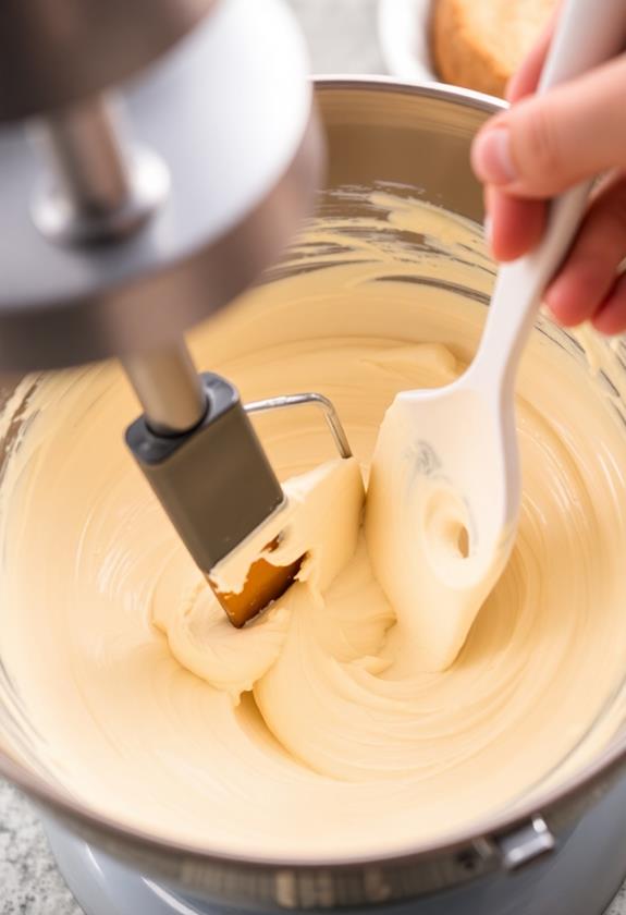 blend cream cheese mixture