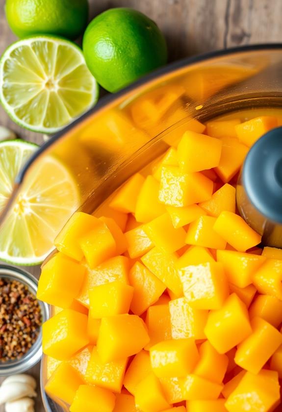 blend mango marinade ingredients