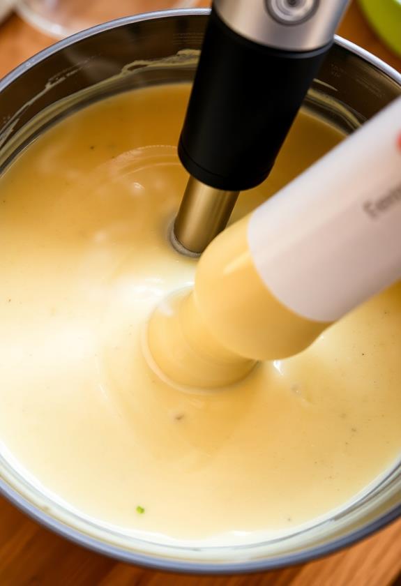 blend soup until creamy