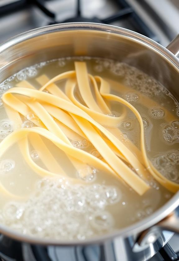 boil noodles until al dente