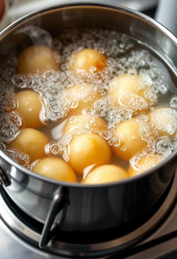 boil potatoes until tender