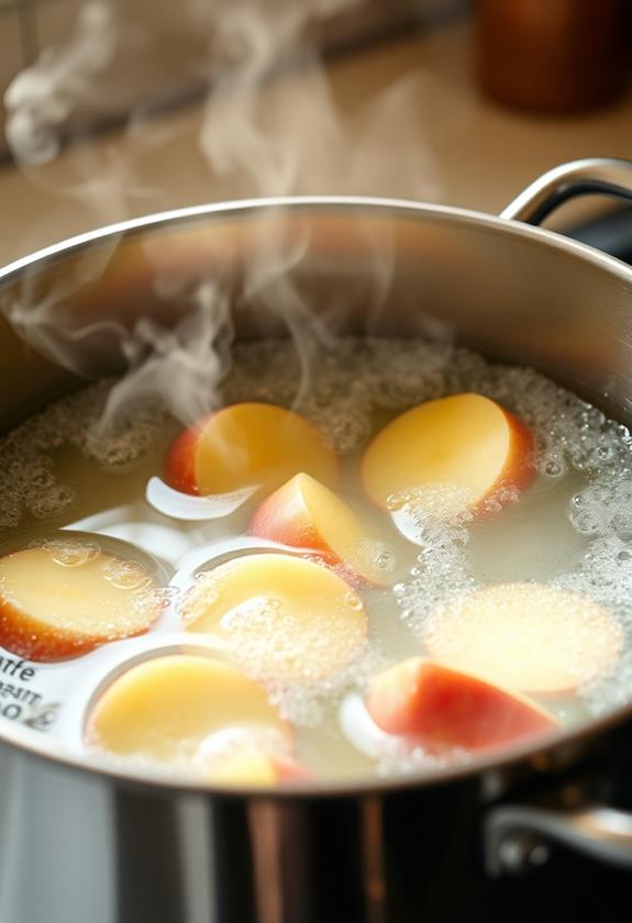 boil potatoes until tender