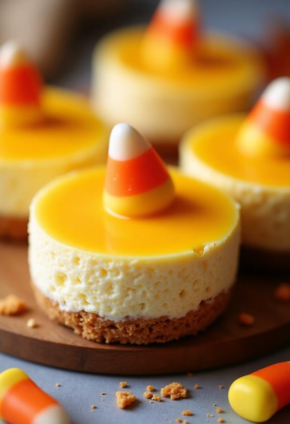 candy corn cheesecake delight