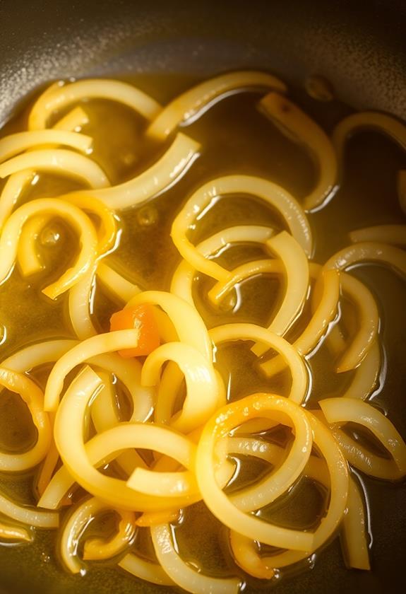 caramelize onions with butter