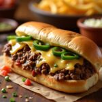 cheesesteak inspired sloppy joes