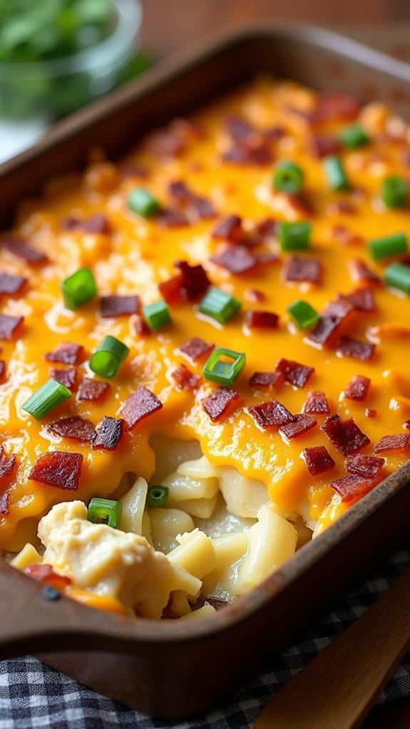 cheesy chicken potato casserole