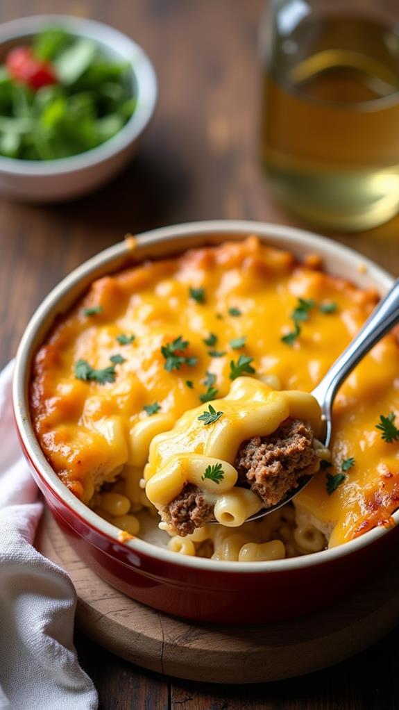 cheesy meatloaf casserole recipe