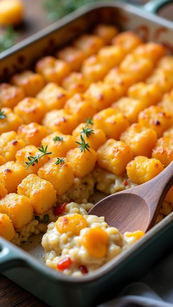 cheesy tater tot casserole