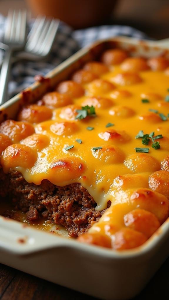 cheesy tater tot casserole