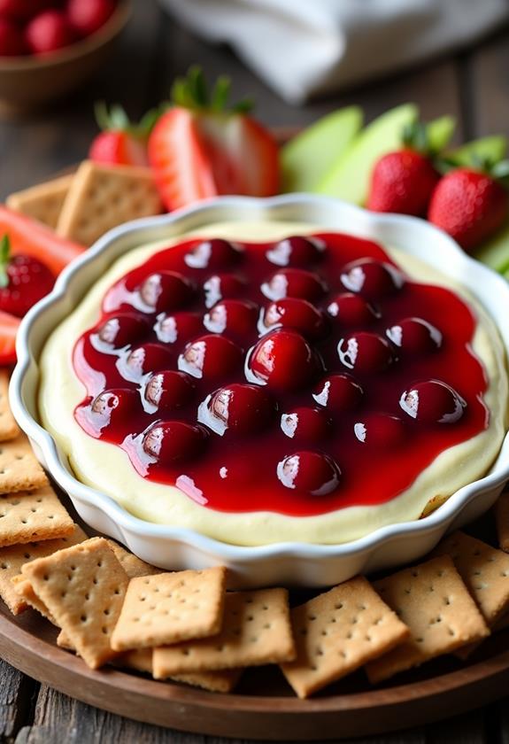 cherry cheesecake dip recipe