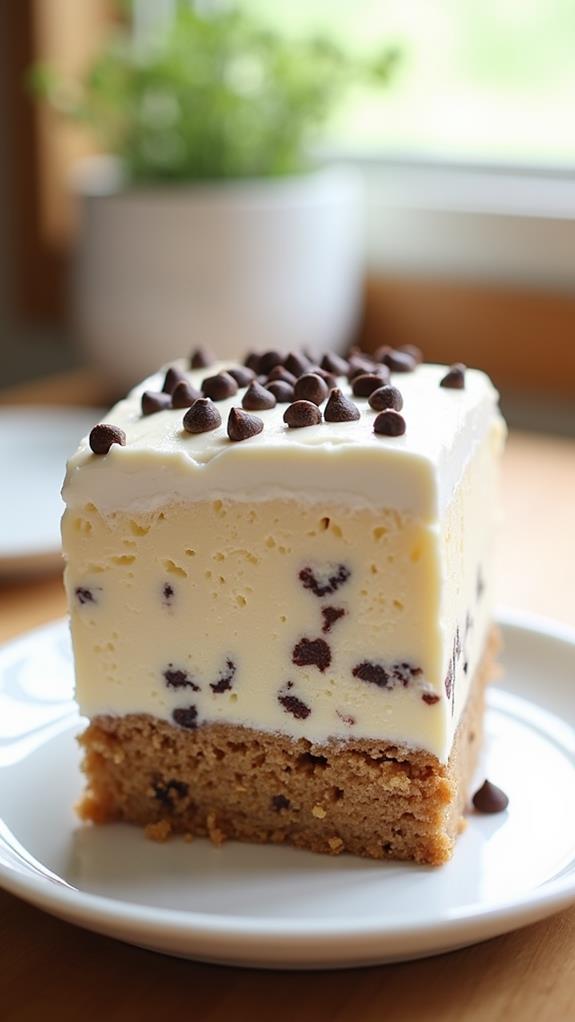 chocolate chip cookie dough cake