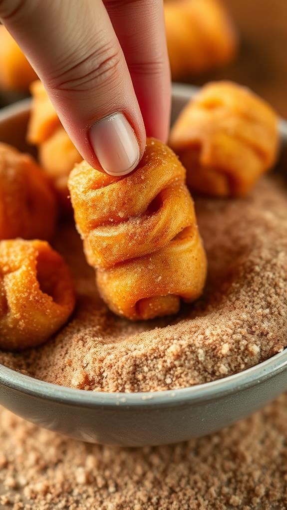 cinnamon sugar coating process