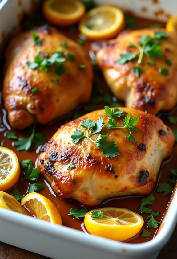 citrusy mediterranean chicken dish