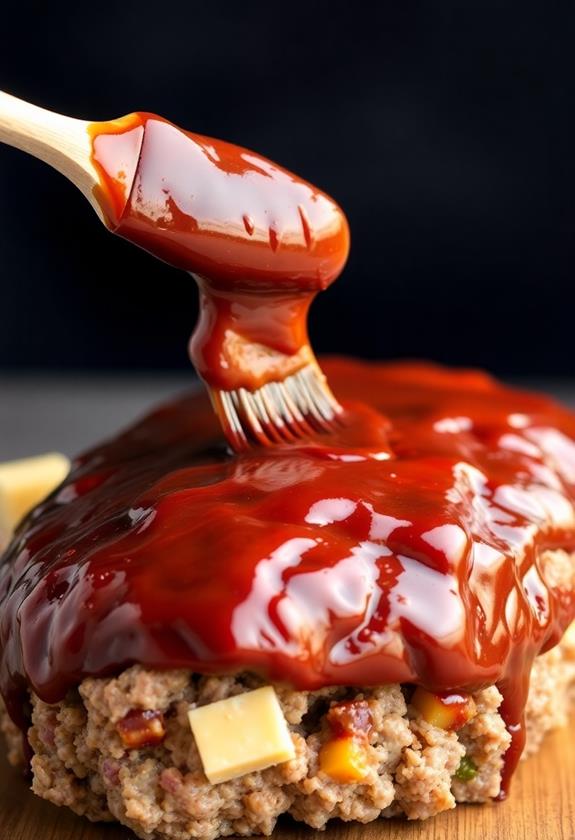 coat loaf barbecue sauce