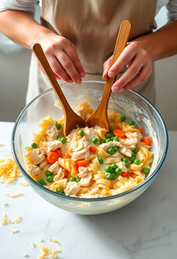 combine ingredients in bowl