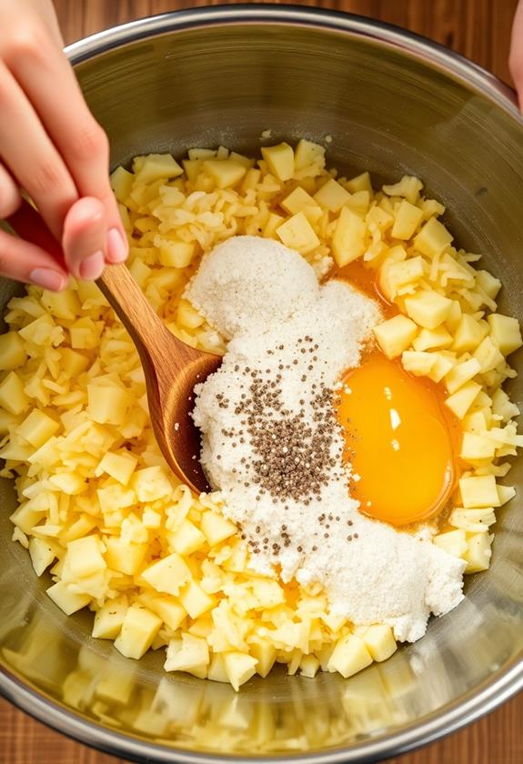 combine ingredients in bowl