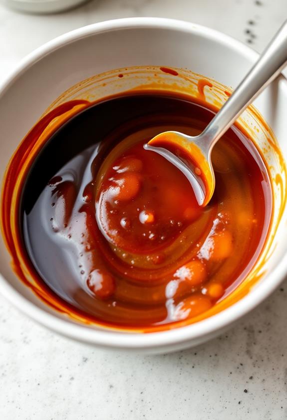 combine sauce with preserves