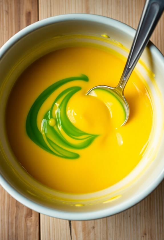 combine yolks with mayonnaise