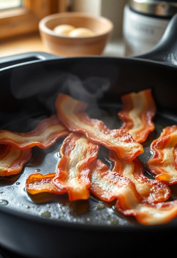 cook bacon until crispy