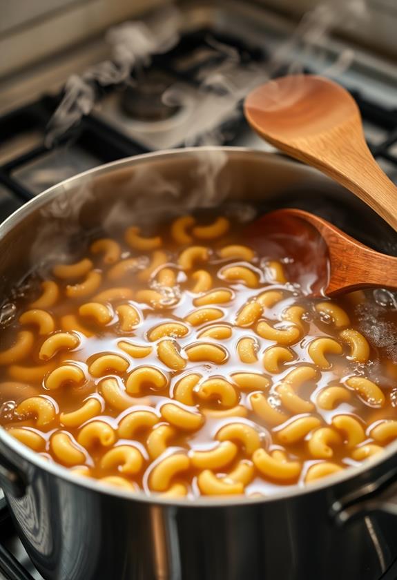 cook macaroni al dente