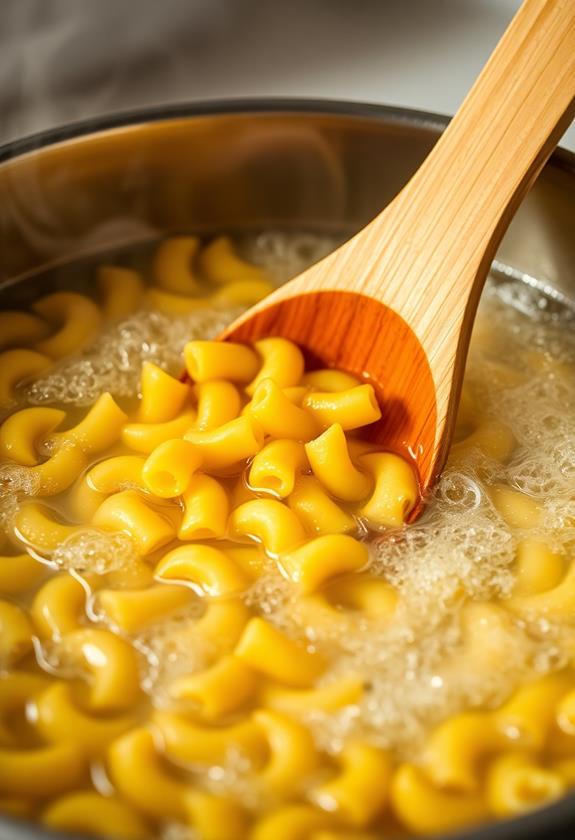 cook macaroni until tender