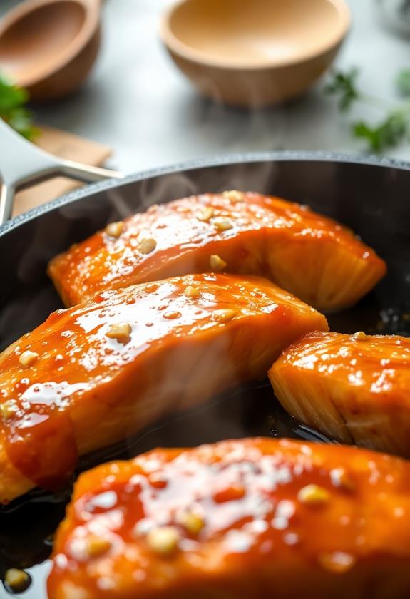 cook salmon in skillet