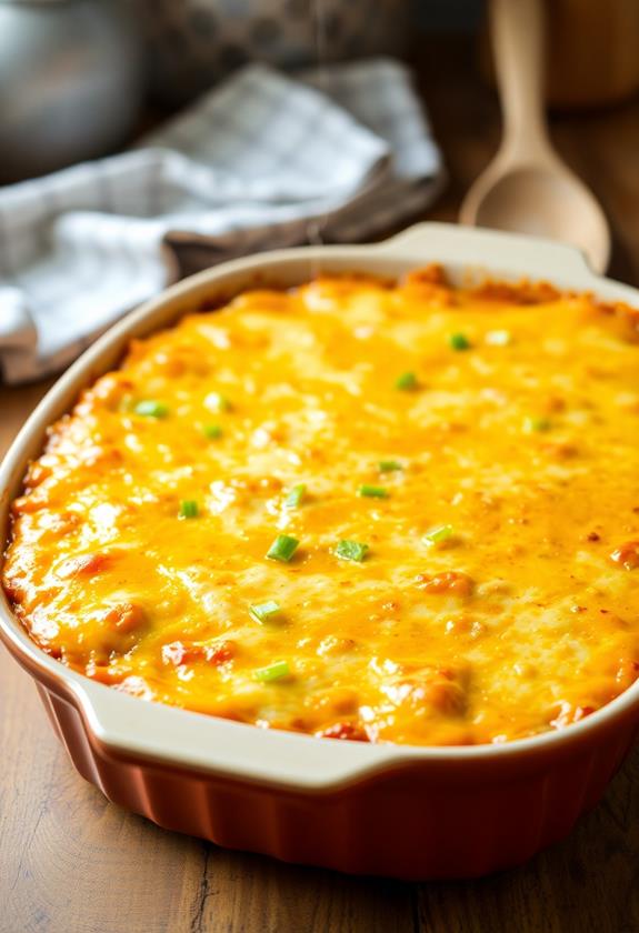 cool casserole before serving