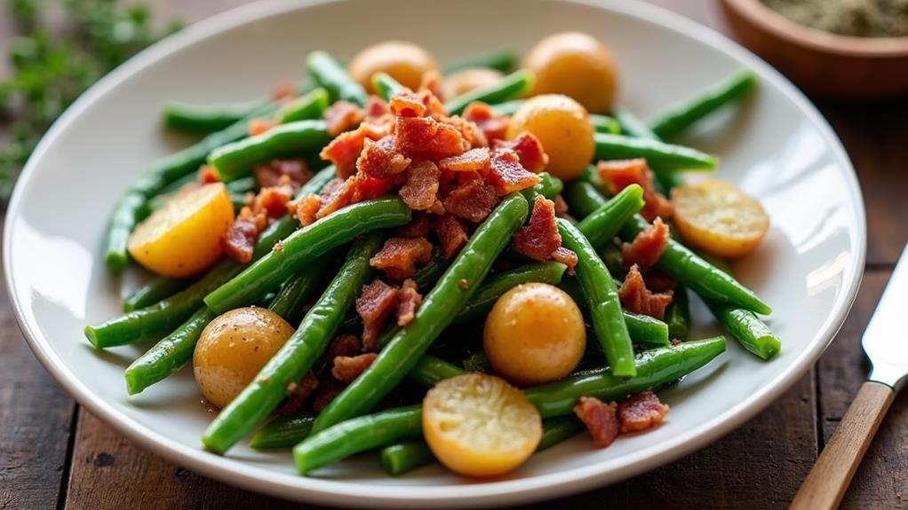 country style green beans dish