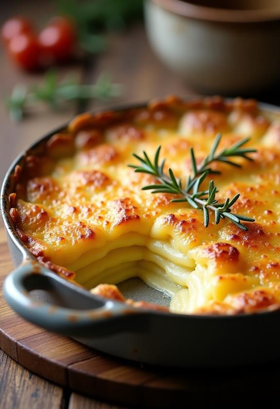 creamy cheese potato dish