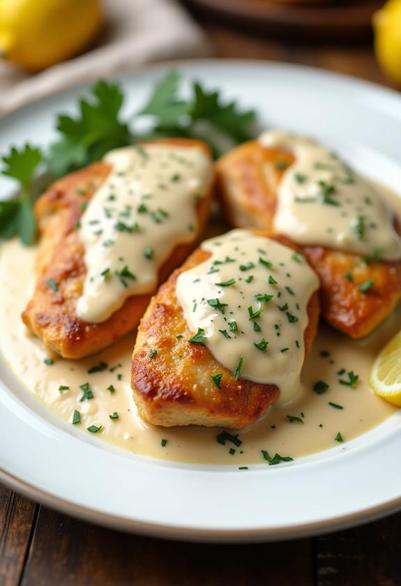 creamy chicken diane recipe