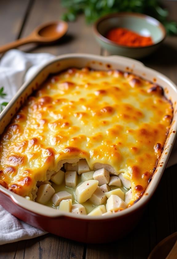 creamy chicken potato bake