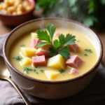 creamy ham potato soup