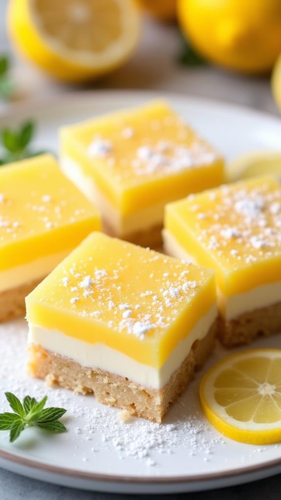 creamy lemon dessert bars