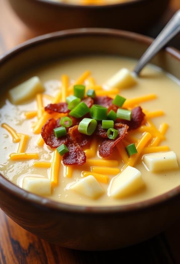 creamy loaded potato soup