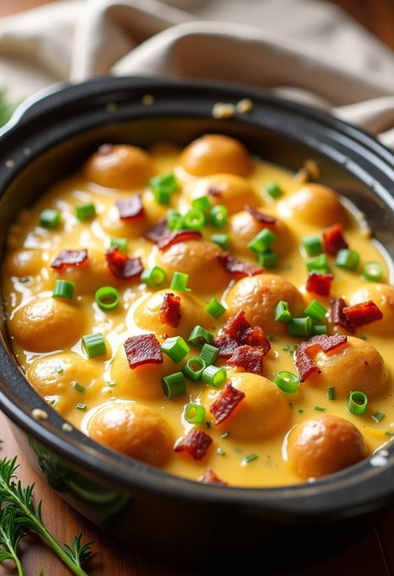 creamy slow cooker potatoes