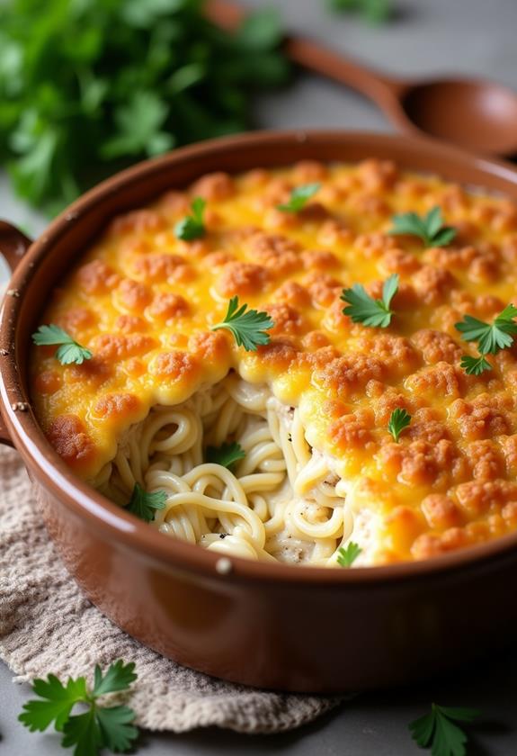 creamy tuna noodle casserole