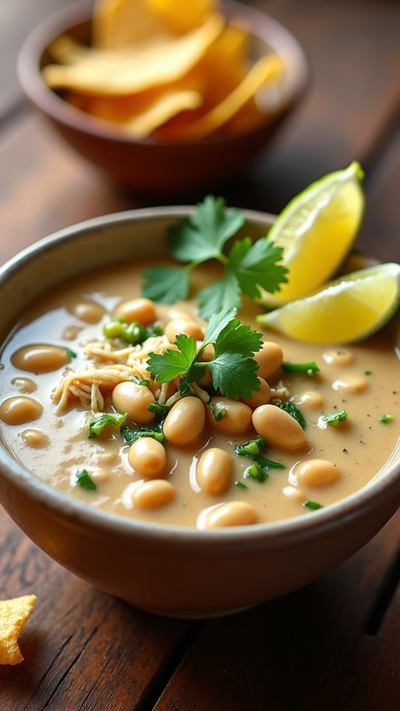 creamy white chicken chili