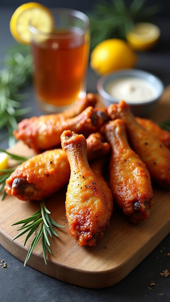 crispy air fryer turkey wings