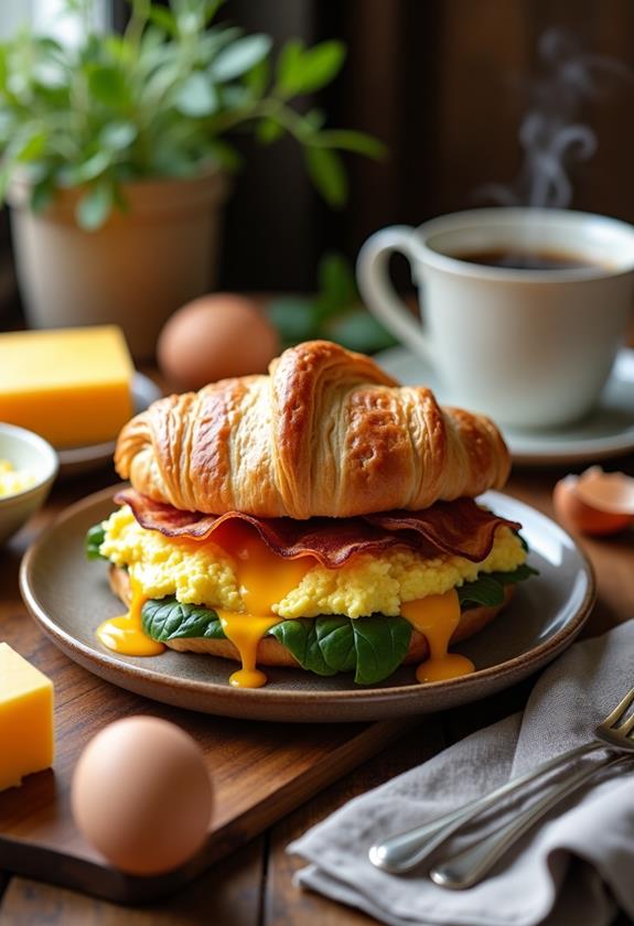 croissant breakfast sandwich recipe